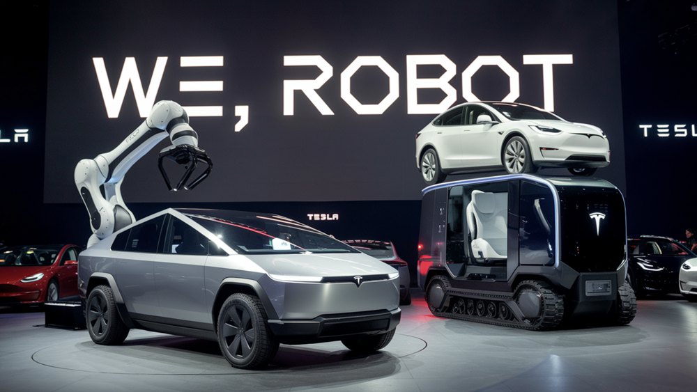 Tesla’s “We, Robot” Revolution: Unveiling the Cybercab, Robovan, and Tesla Bot