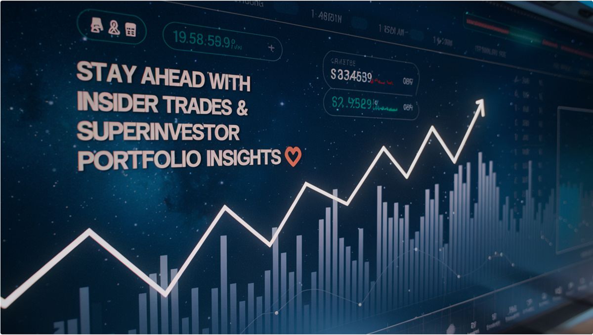 📈 Stay Ahead with Insider Trades & Superinvestor Portfolio Insights 🚀